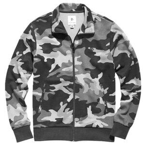 Flint Park Camouflage Zip-Up Jacket Organic Cotton Blend Medium NWT